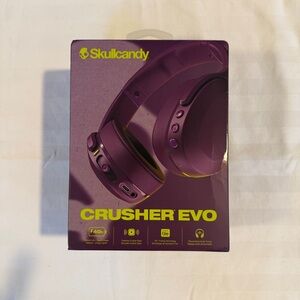 Skullcandy Crusher Evo Over-Ear Headphones - Vibrant Purple/Midnight Plum